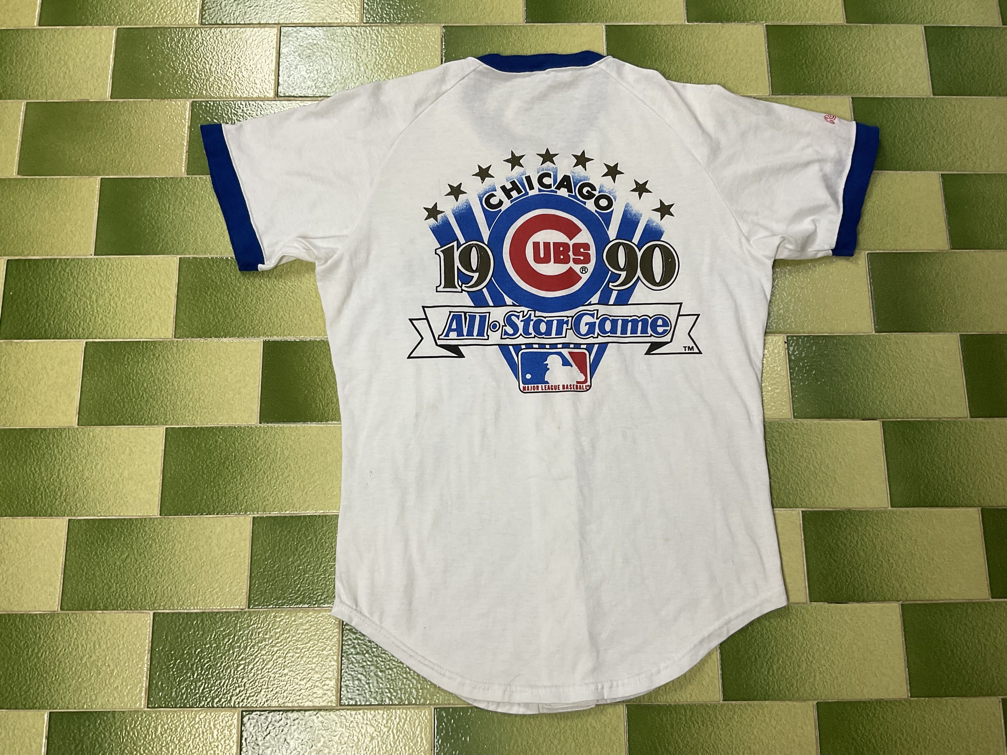 Mlb Vintage 90s Chicago Cubs 1990 All Star Game Jersey T-Shirts, Hoodie, Sweatshirt | FlexRushtees.com