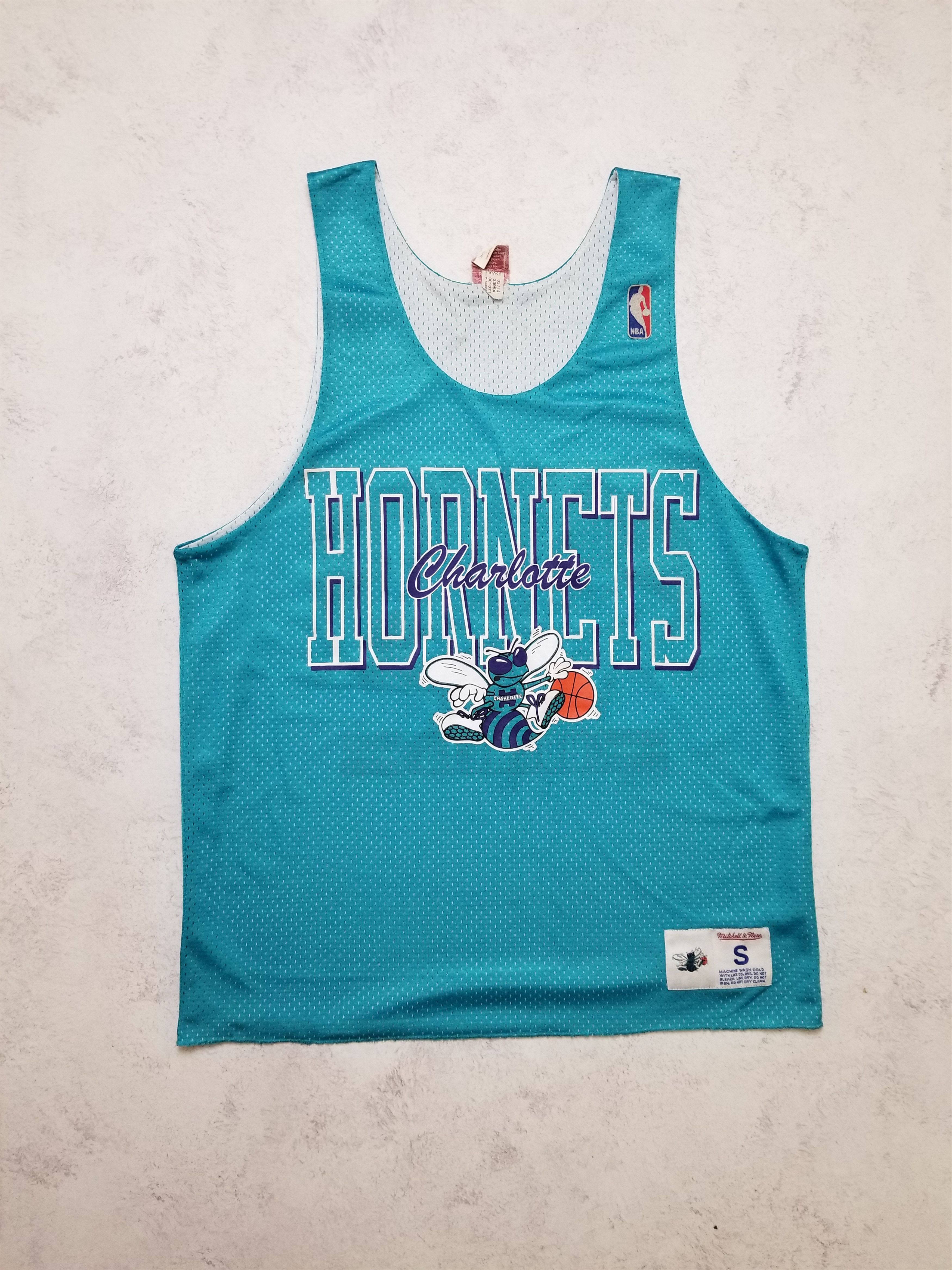 Mitchell Ness Nba Charlotte Hornets Mitchell Ness Reversible Jersey