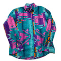 Vintage Frontier Series Aztec Western Shirt Size M I5