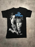 Vintage Screen Stars Leonardo Di Caprio Black Tshirt