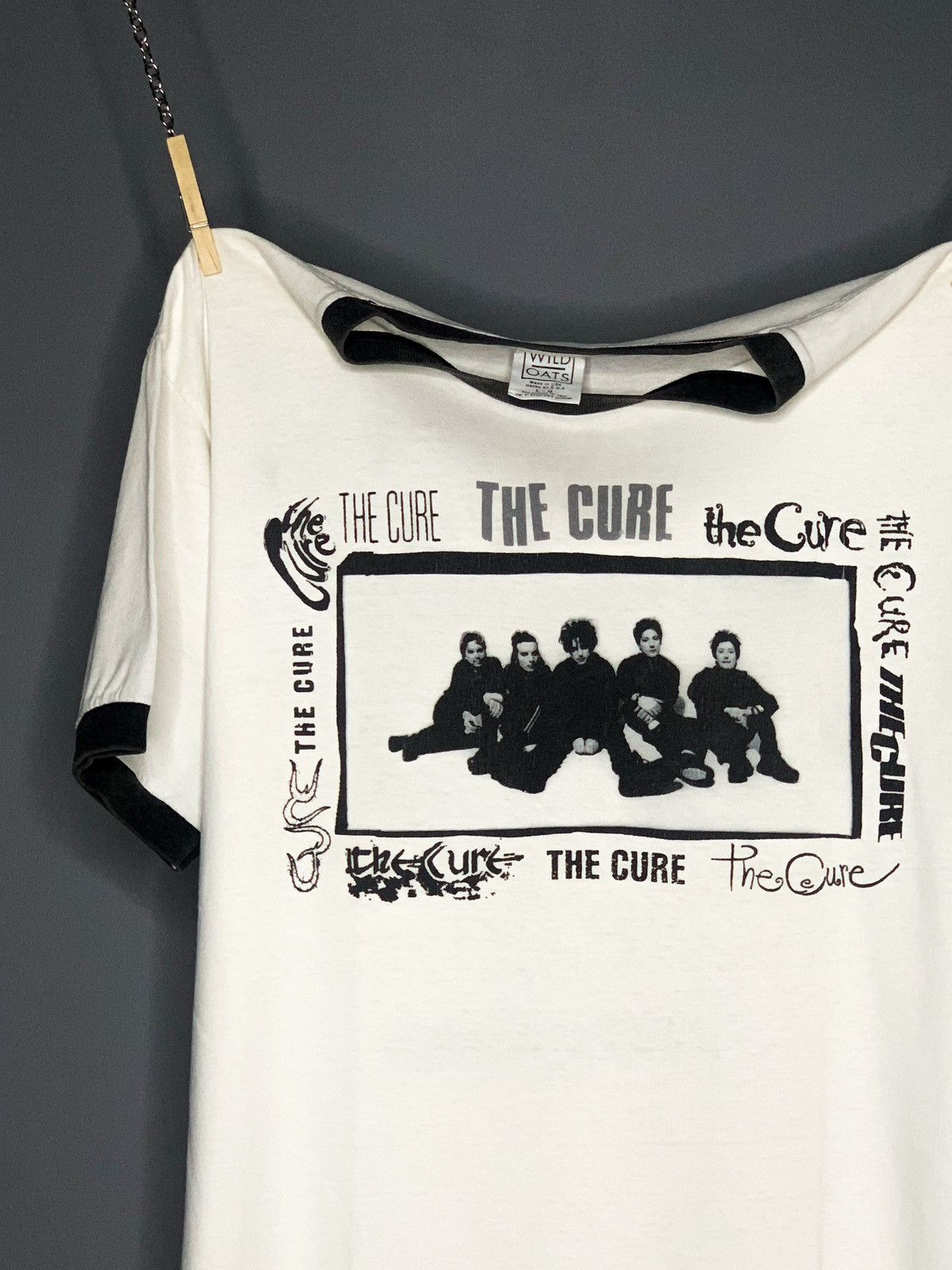 Vintage 90s The Cure Album Fonts Ringer Tee Hoodie, Sweatshirt | FlexRushtees.com