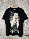 Vintage Cher Living Proof 2002 Tour Band Tee Graphic Rare Hoodie, Sweatshirt | FlexRushtees.com