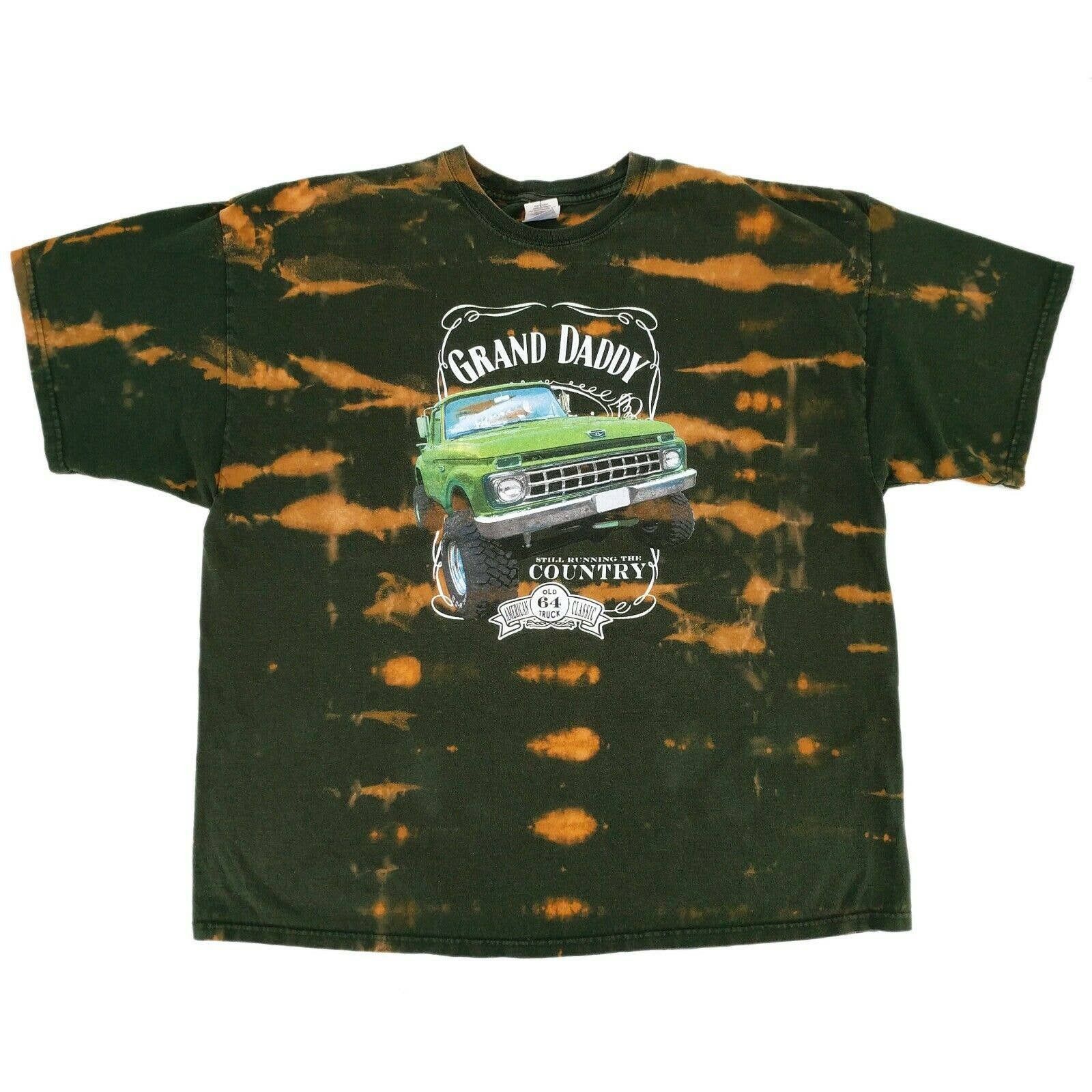 Vintage Grand Daddy American Classic Custom Bleached T Shirt Hoodie, Sweatshirt | FlexRushtees.com
