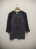 Anvil Ec Dc Black Grey 3q Sleeve Baseball Tee Tour Dates Graphic Hoodie, Sweatshirt | FlexRushtees.com