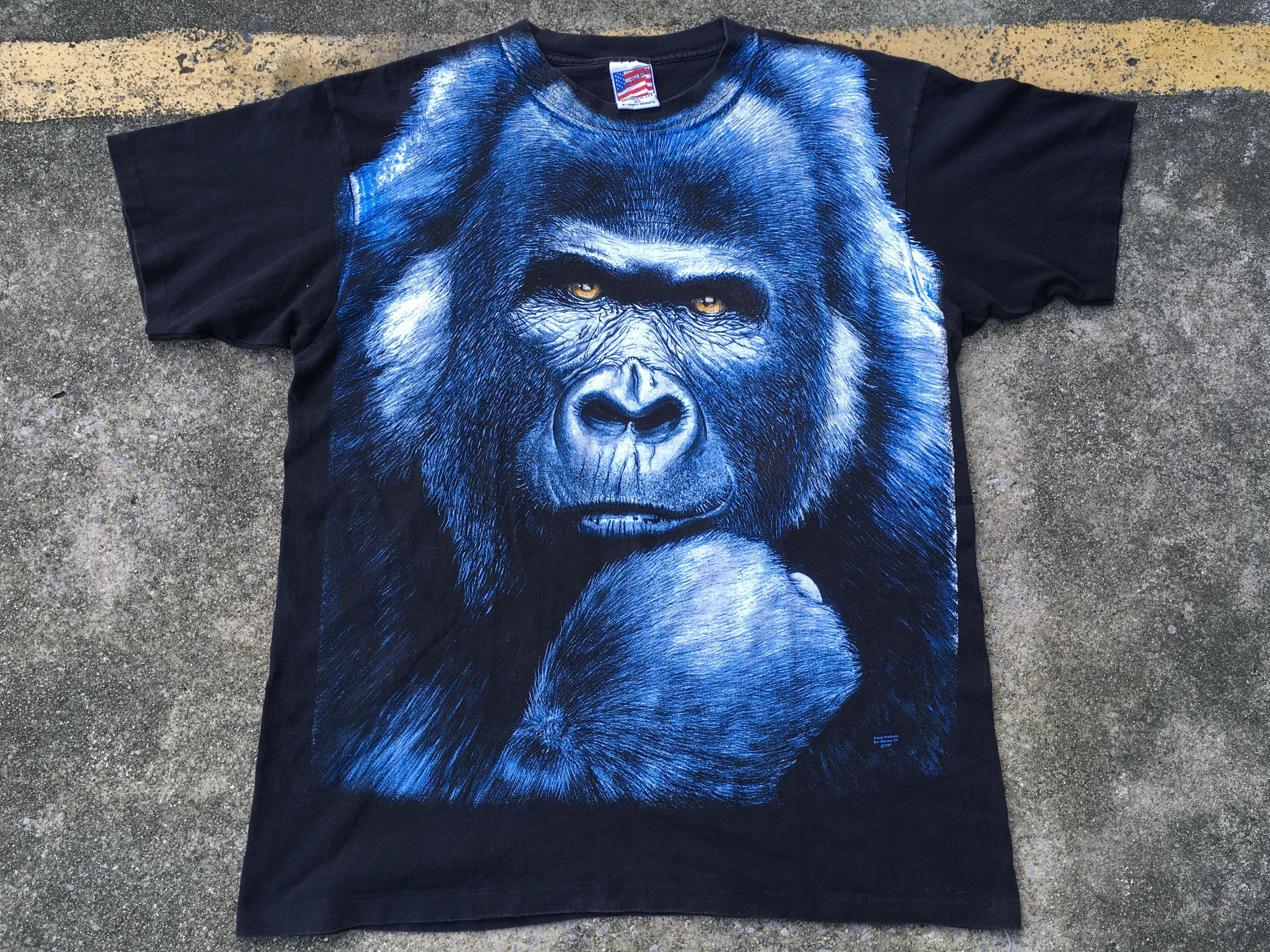 Vintage Vtg King Kong 1993 All Over Print Movie Promo T Shirt Deadstock Hoodie, Sweatshirt | FlexRushtees.com