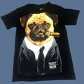 Vintage Universal Studios Mib Alien Attack Frank The Pug Smoking Cigar T Shirt Size S Black