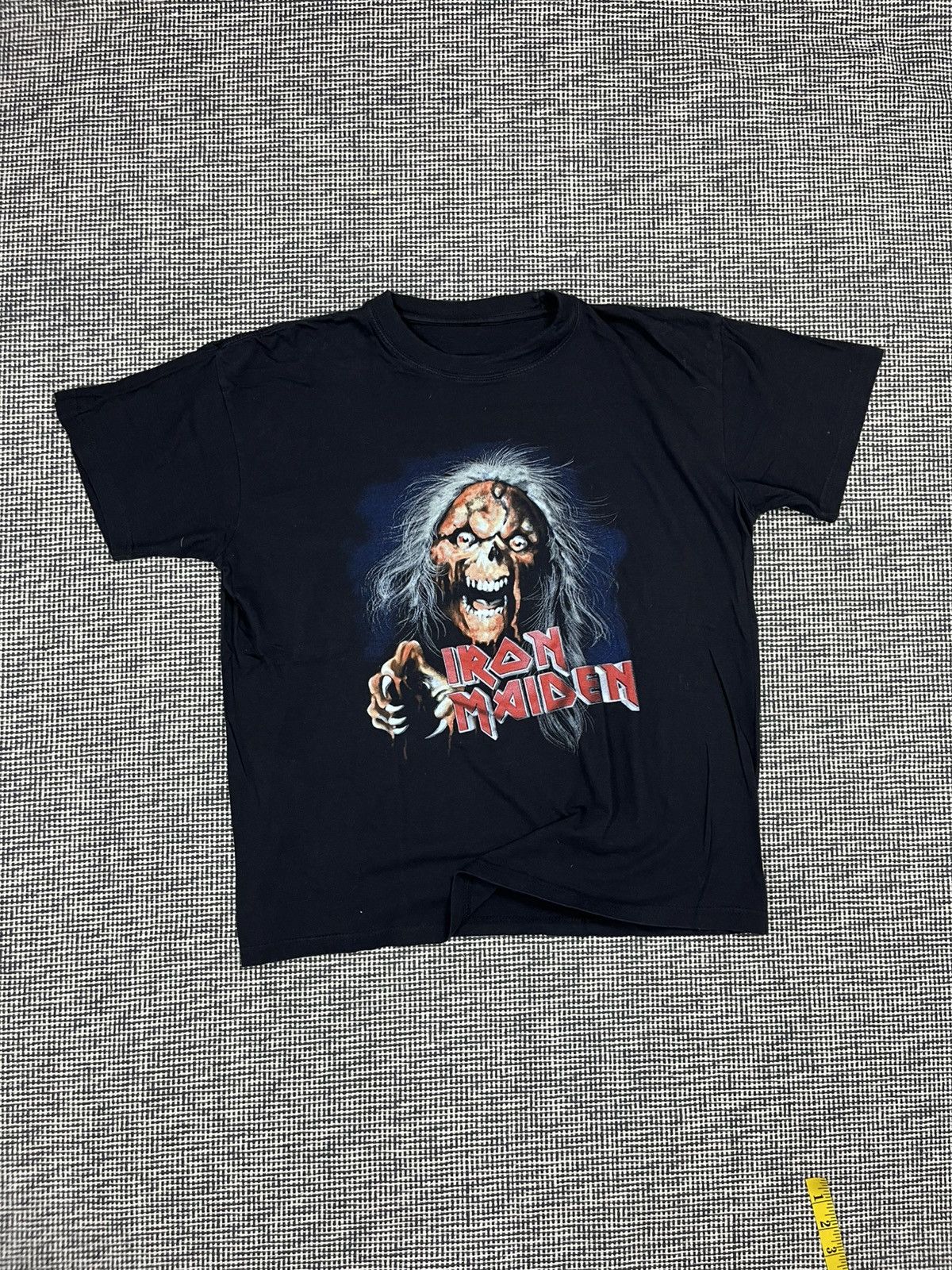 Band Tees Iron Maiden Vintage Y2k Boxy T Shirt Band Tee Metal Rock Hoodie, Sweatshirt | FlexRushtees.com