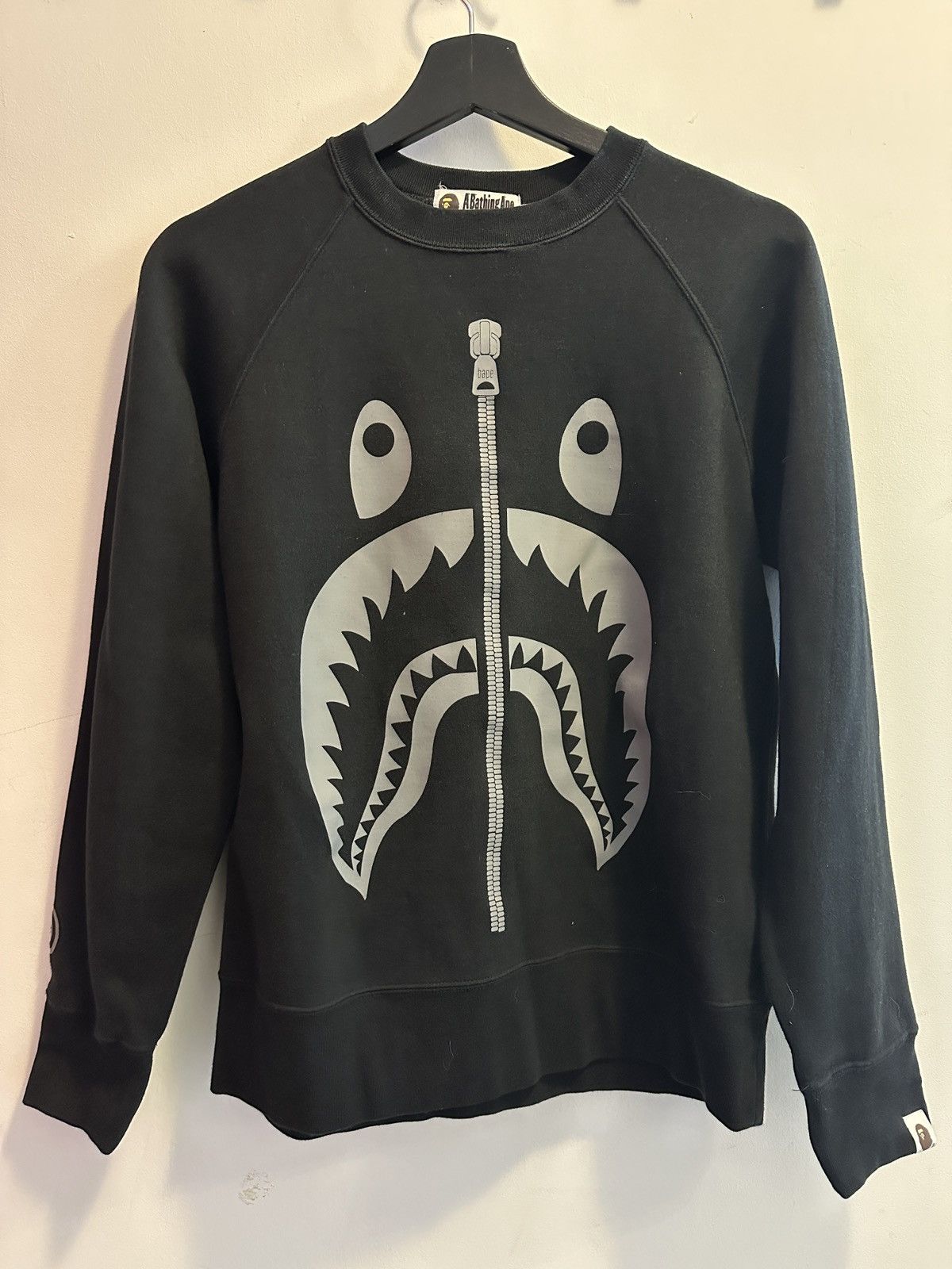 Bape Shark Head Crewneck T-Shirts, Hoodie, Sweatshirt | FlexRushtees.com