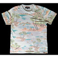 Planet Free Planet All Over Print Tropical Island T Shirt Men S Med