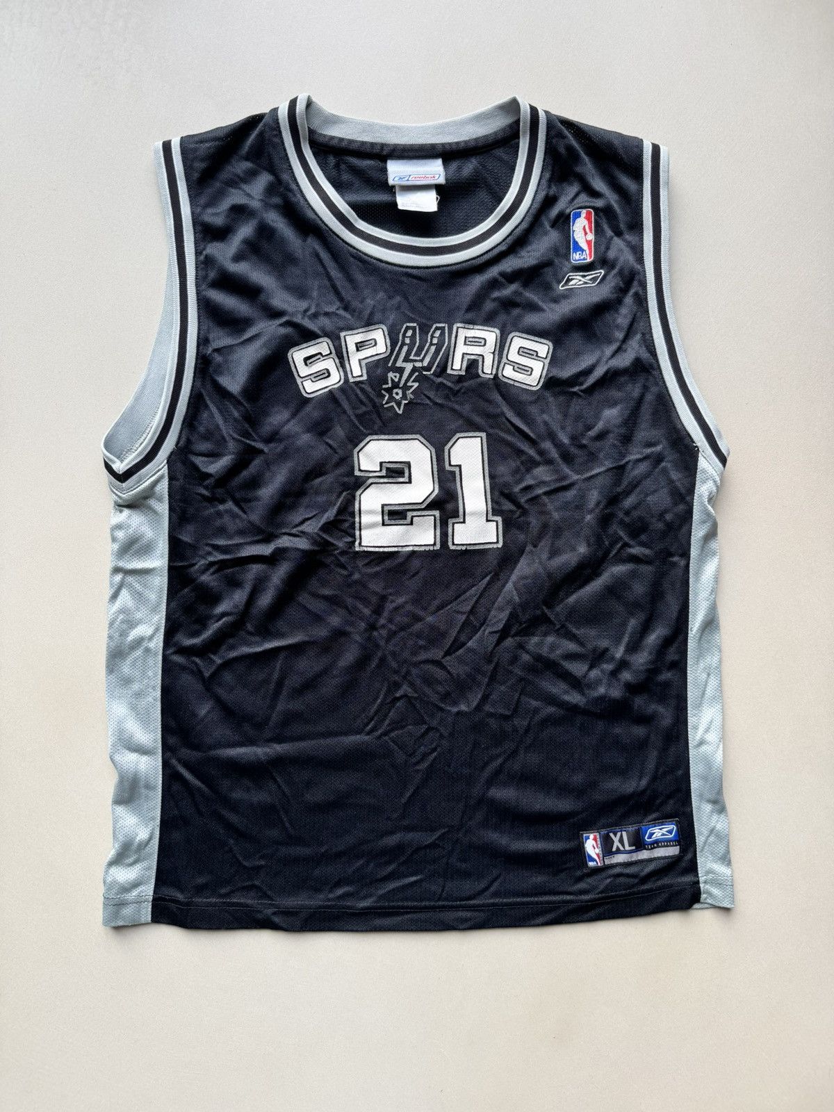 Reebok X Vintage Tim Duncan San Antonio Spurs Vintage Nba Reebok Jersey