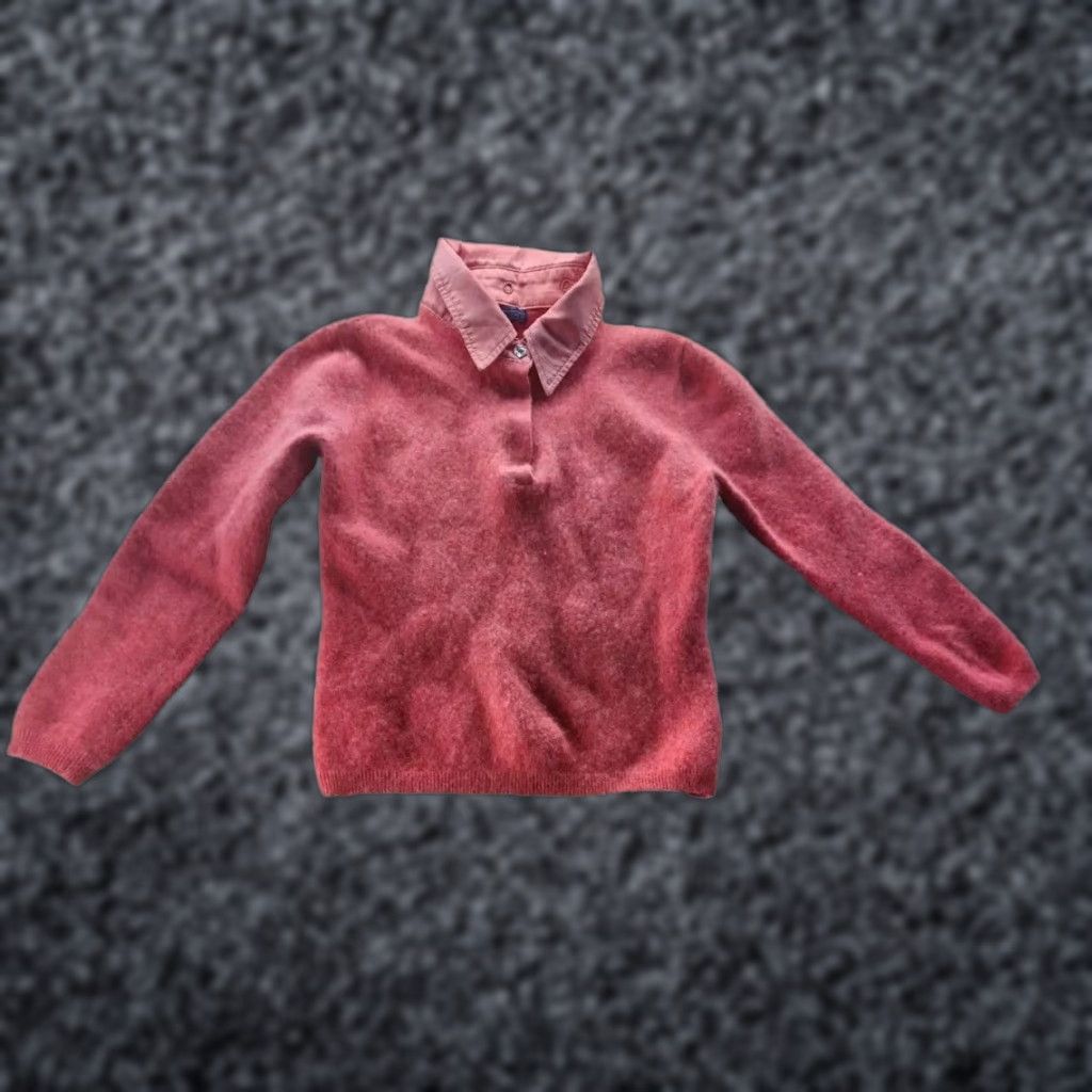 Mclaughlin Vintage J Mclaughlin Girls Sweatshirt Size S Pullover Cashmere Cotton Salmon Long Sleev T-Shirts, Hoodie