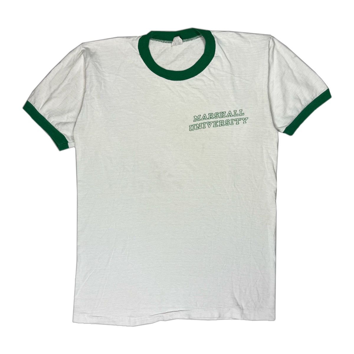 Vintage 60s Champion Marshall University Ringer T Shirt