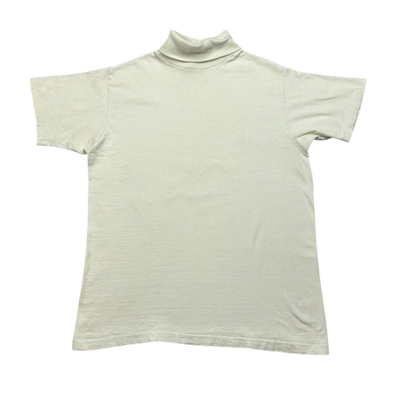 Vintage 60s Penneys Towncraft Mock Neck Tee Shirt M
