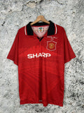 Vintage Manchester United Soccer Draw Retro Jersey Football Sport