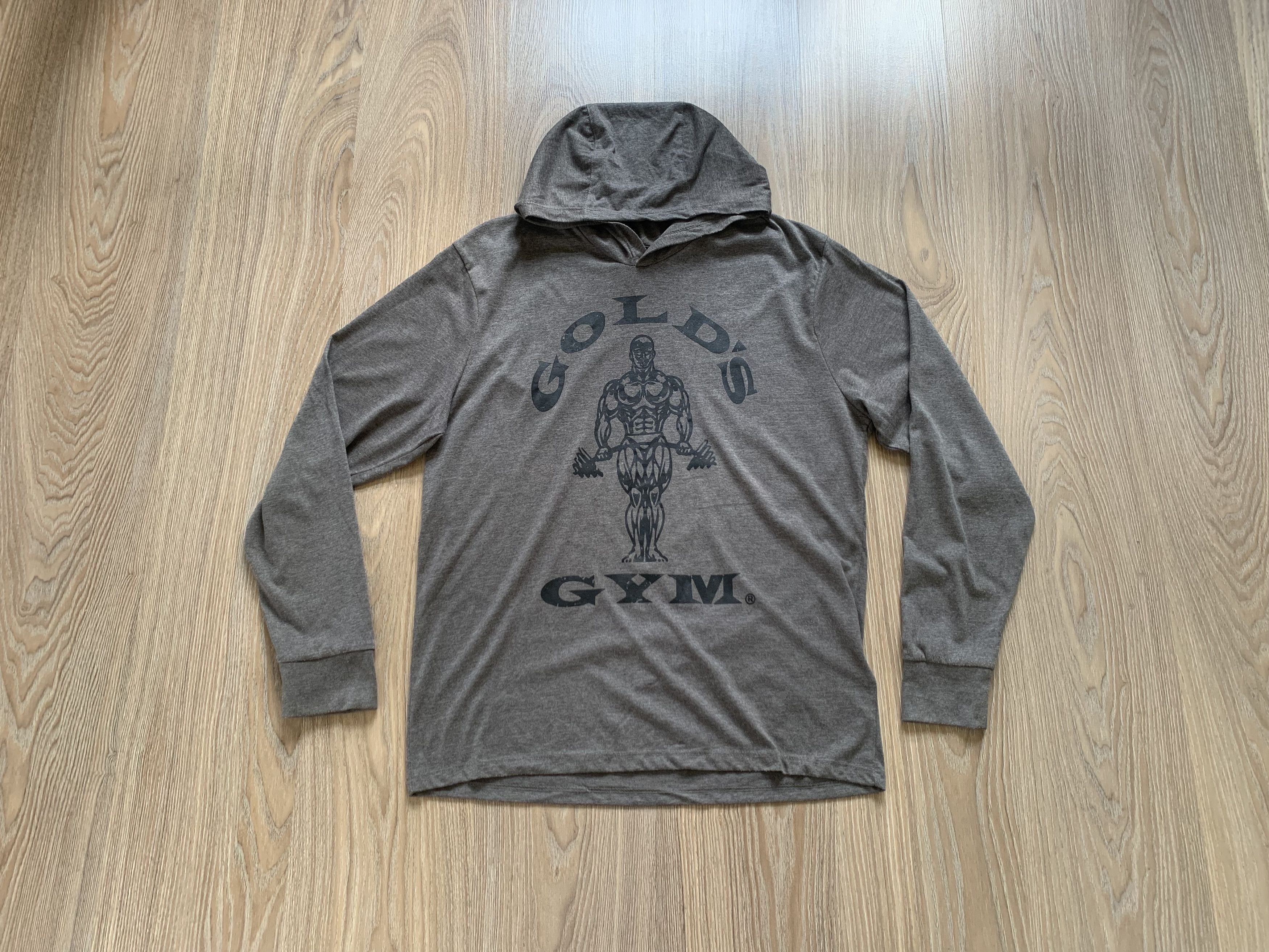 Other Golds Gym Big Logo Light Printed Hoodie T-Shirts, Sweatshirt | FlexRushtees.com