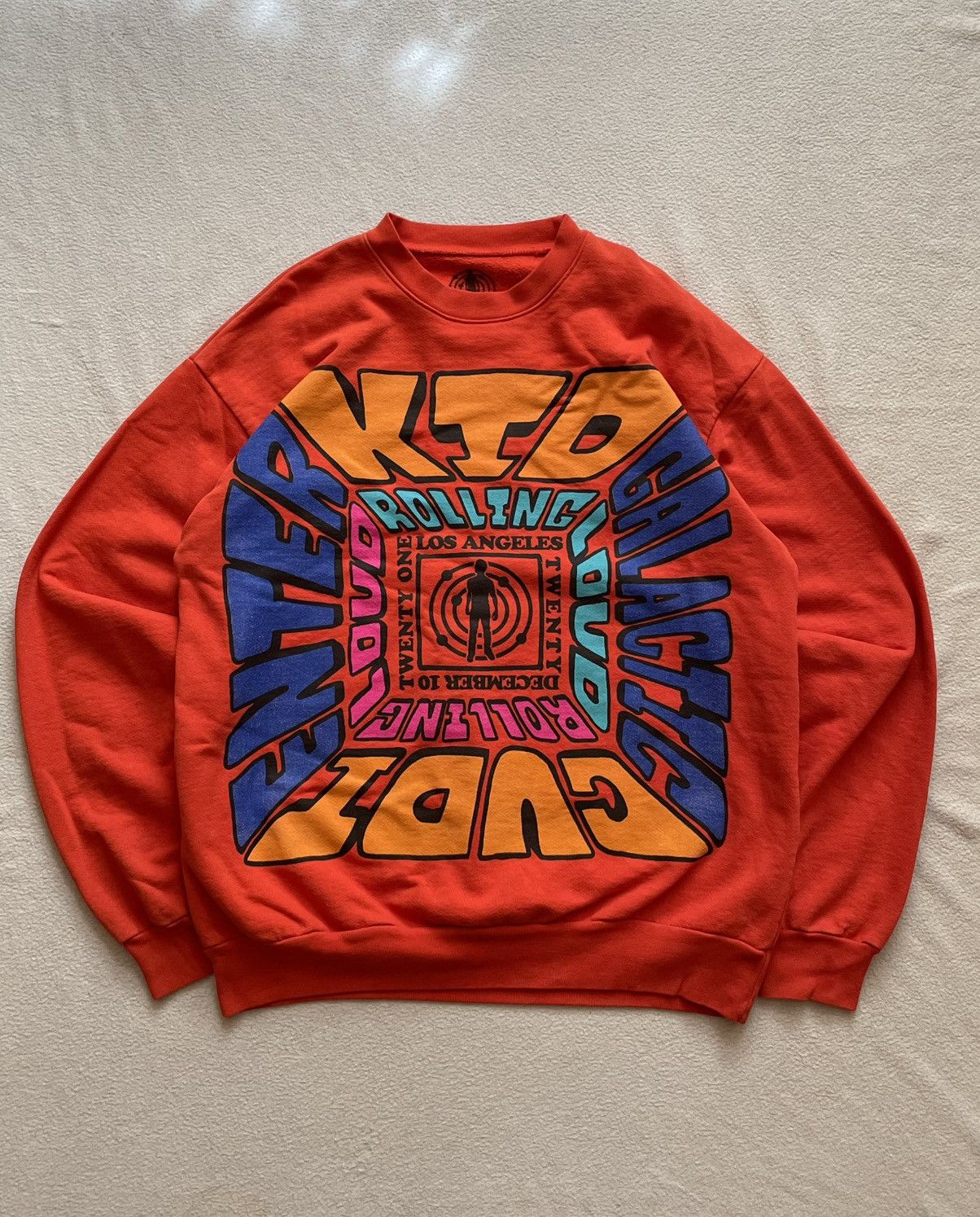 Kid Cudi X Rolling Loud Kid Cudi Rolling Loud Sweatshirt Boxy Fit Overaize Crewneck T-Shirts, Hoodie | FlexRushtees.com