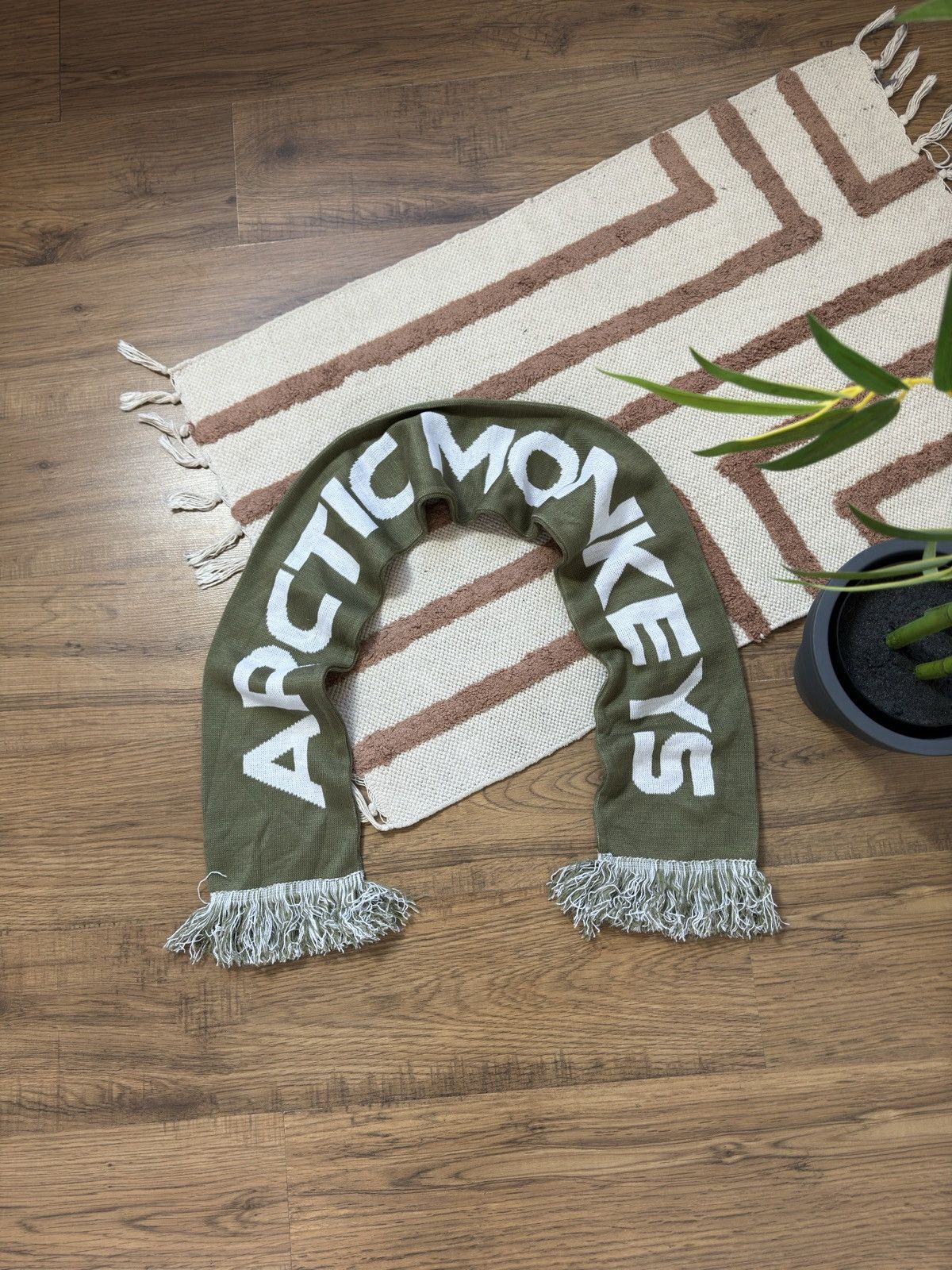 Band Tees Vintage Arctic Monkeys Double Sided Scarf Hoodie, Sweatshirt | FlexRushtees.com