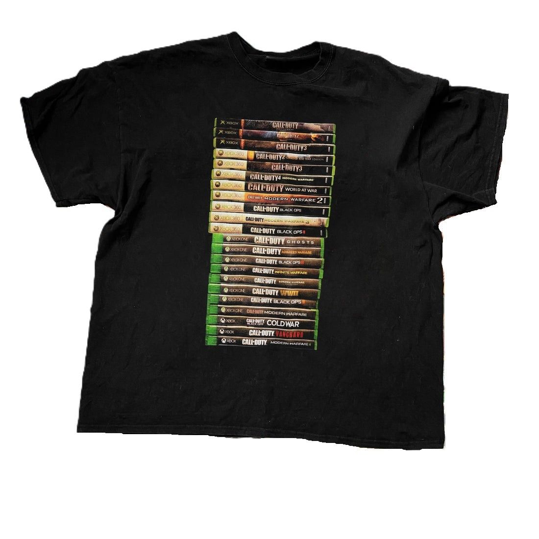 Gildan Call Of Duty Game Stack Black Tee