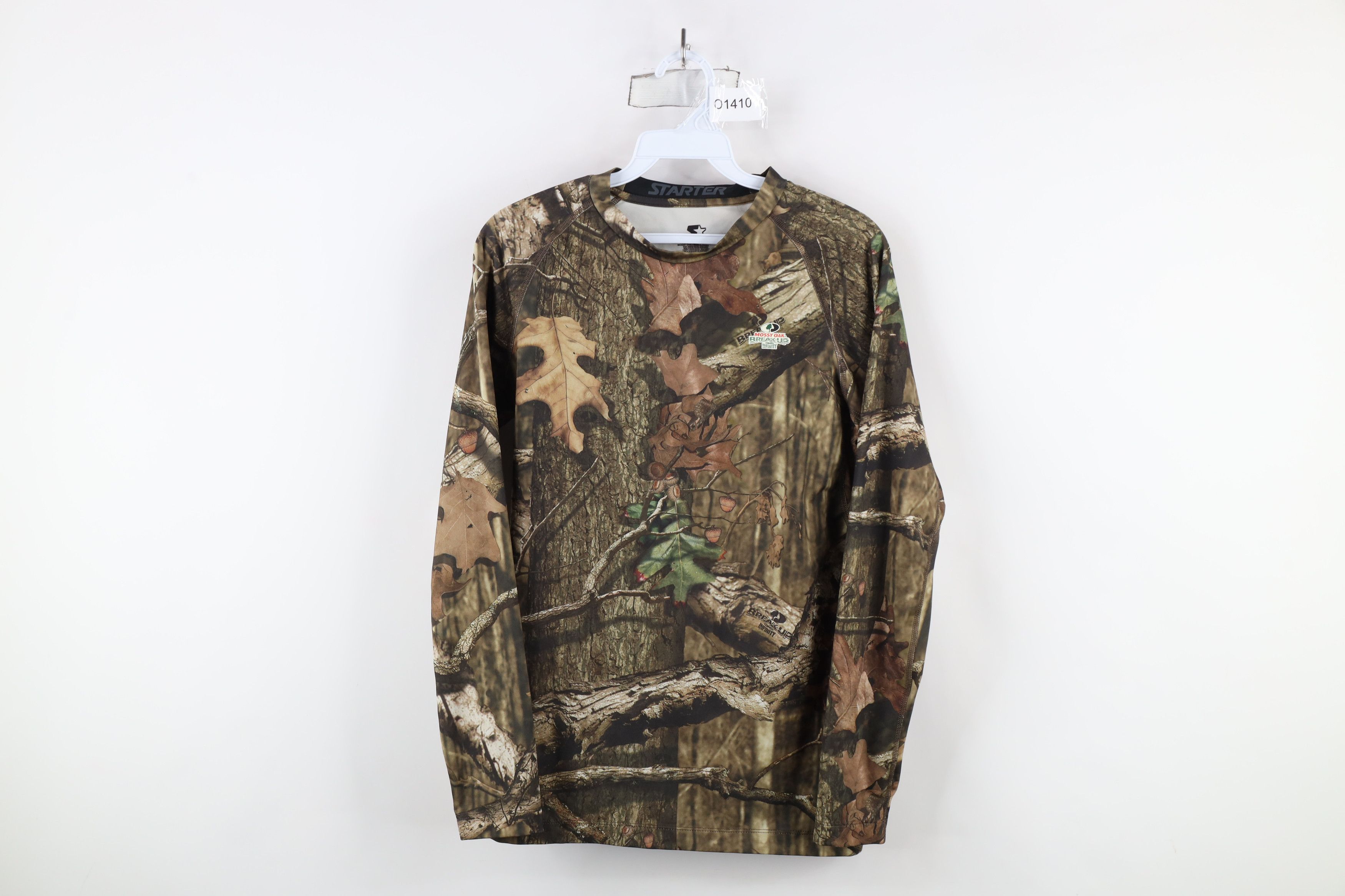 Vintage Y2k Starter Mossy Oak Camouflage Long Sleeve T Shirt