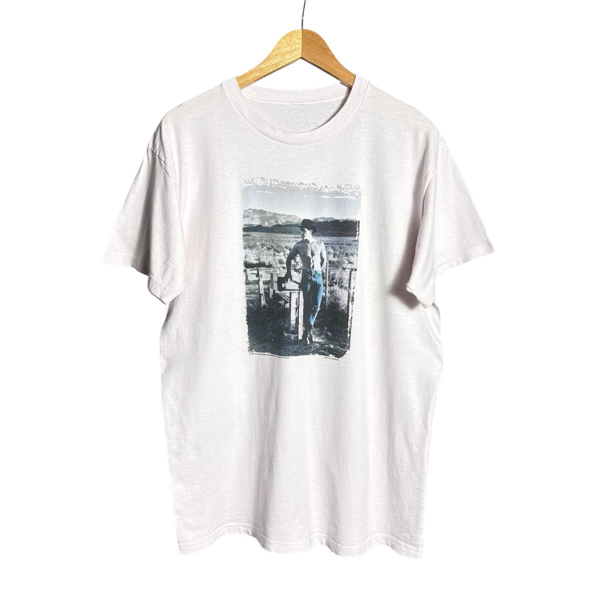 Vintage 90s Rob Lang Photography Cowboy Photo T Shirt Hoodie, Sweatshirt | FlexRushtees.com