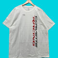 Fruit Of The Loom Chevy Corvette Racing Shirt White Adult Xl Car Tee Short Sleeve Hoodie, Sweatshirt | FlexRushtees.com
