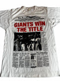 Other Vintage 1989 Sf Giants Win The Title Tee Screen Stars