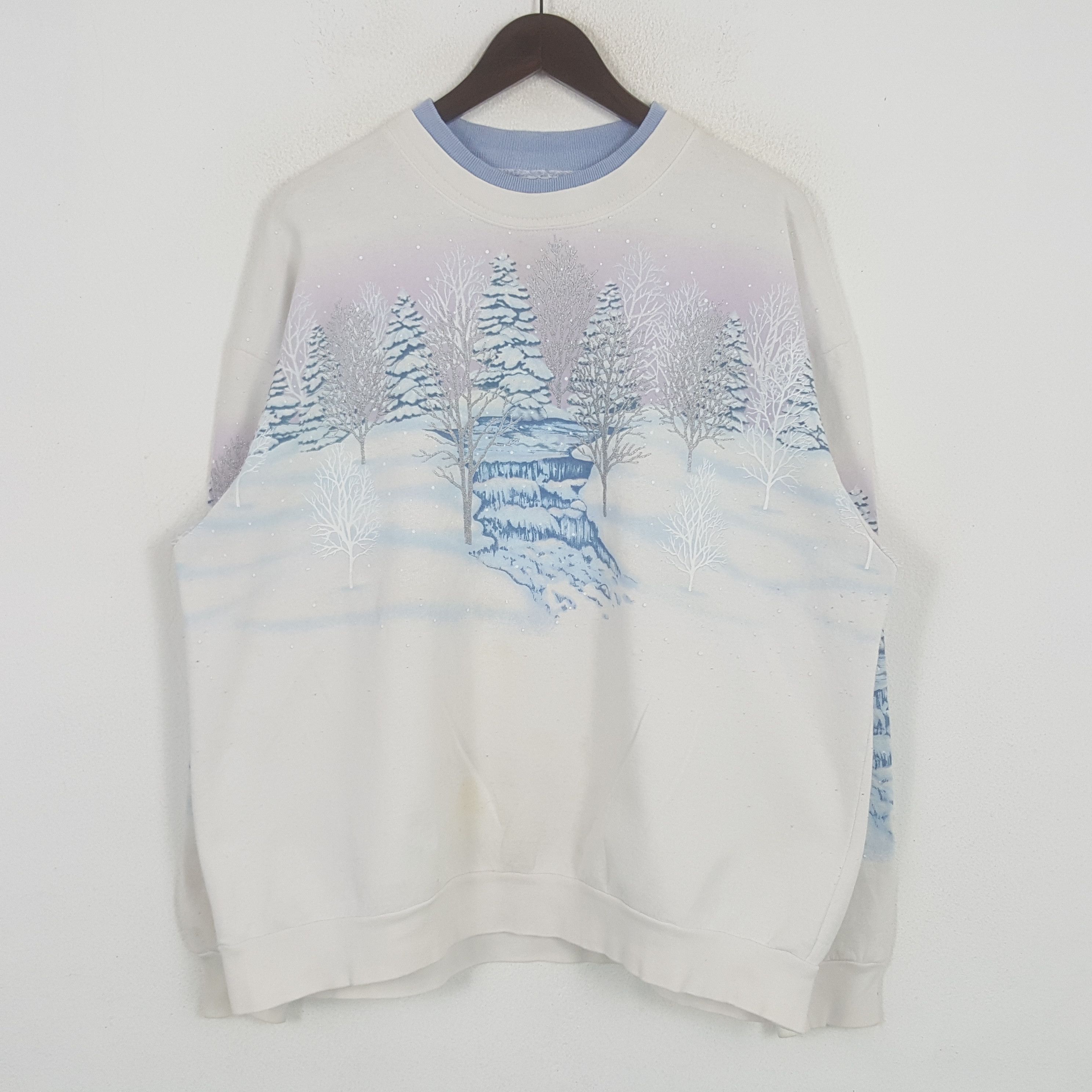 Vintage Winter Art Snow Sweatshirt T-Shirts, Hoodie | FlexRushtees.com