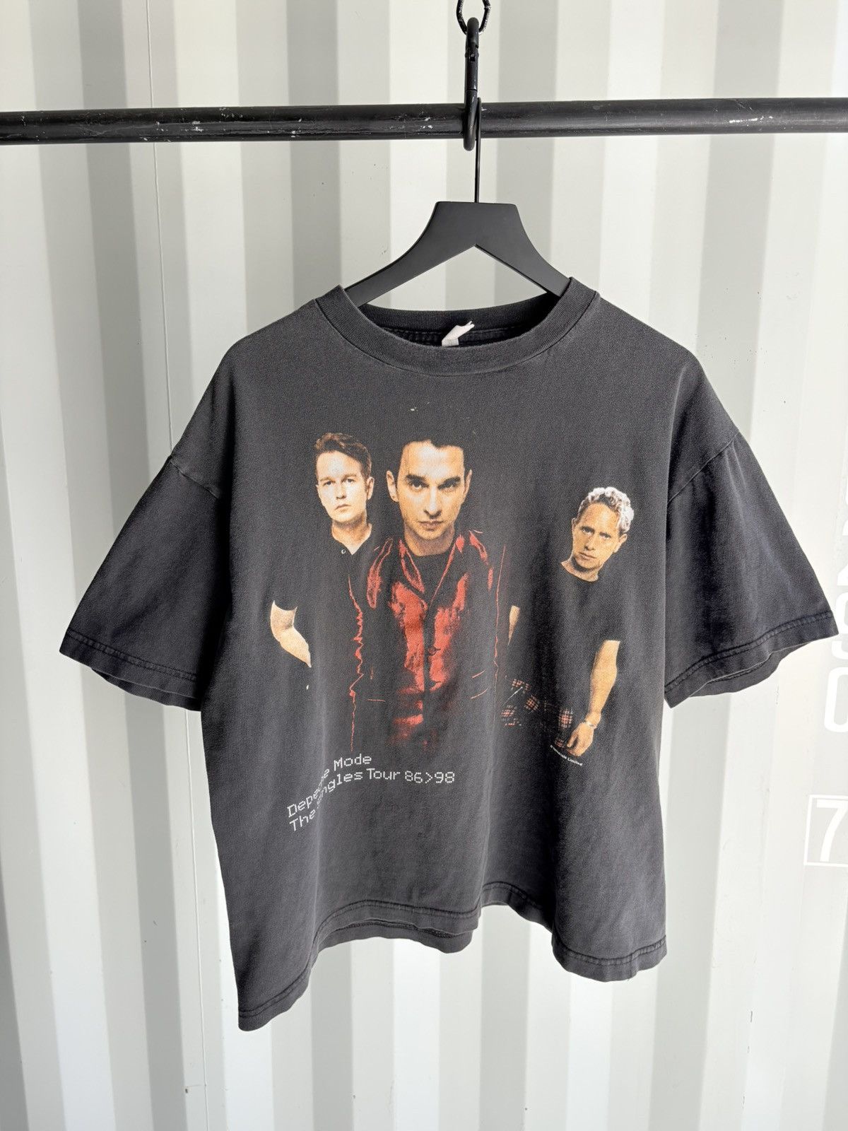 Band Tees Depeche Mode Tour Shirt Thrashed Sun Faded Erd Grunge Hoodie, Sweatshirt | FlexRushtees.com
