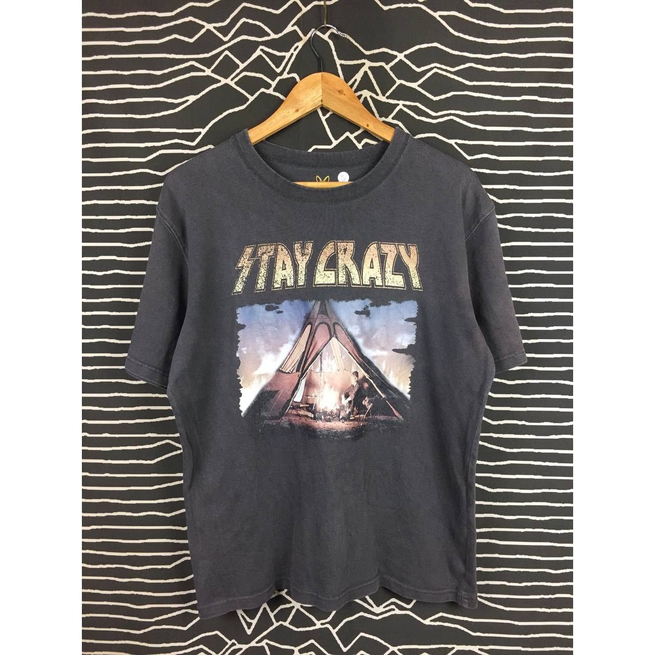 Japanese Brand Dod Outdoor Brand Stay Crazy Camping Gear Tee