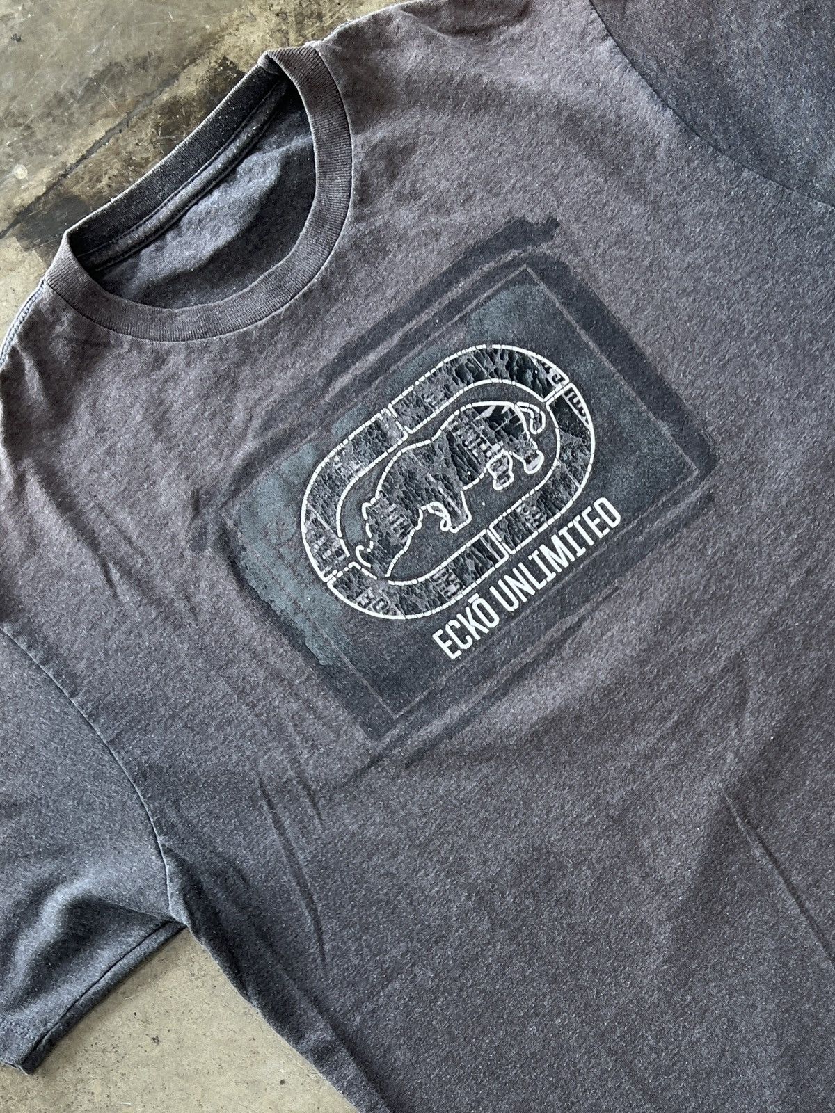 Vintage Ecko Unlimited Early 2000s Y2k Rhino Tee Large