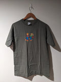 Vintage 90s Alien Nation Skate Boarding Green Medium T Shirt