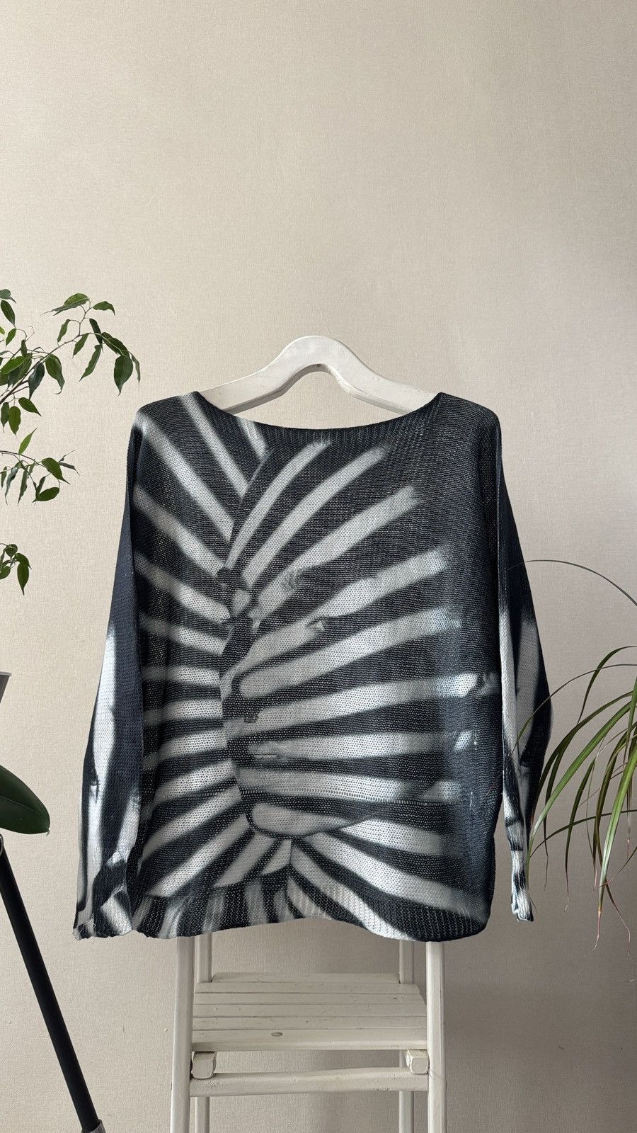 Hysteric Glamour Knitted Free Cut Printed Jumper Jean Paul Gaultier Vibe