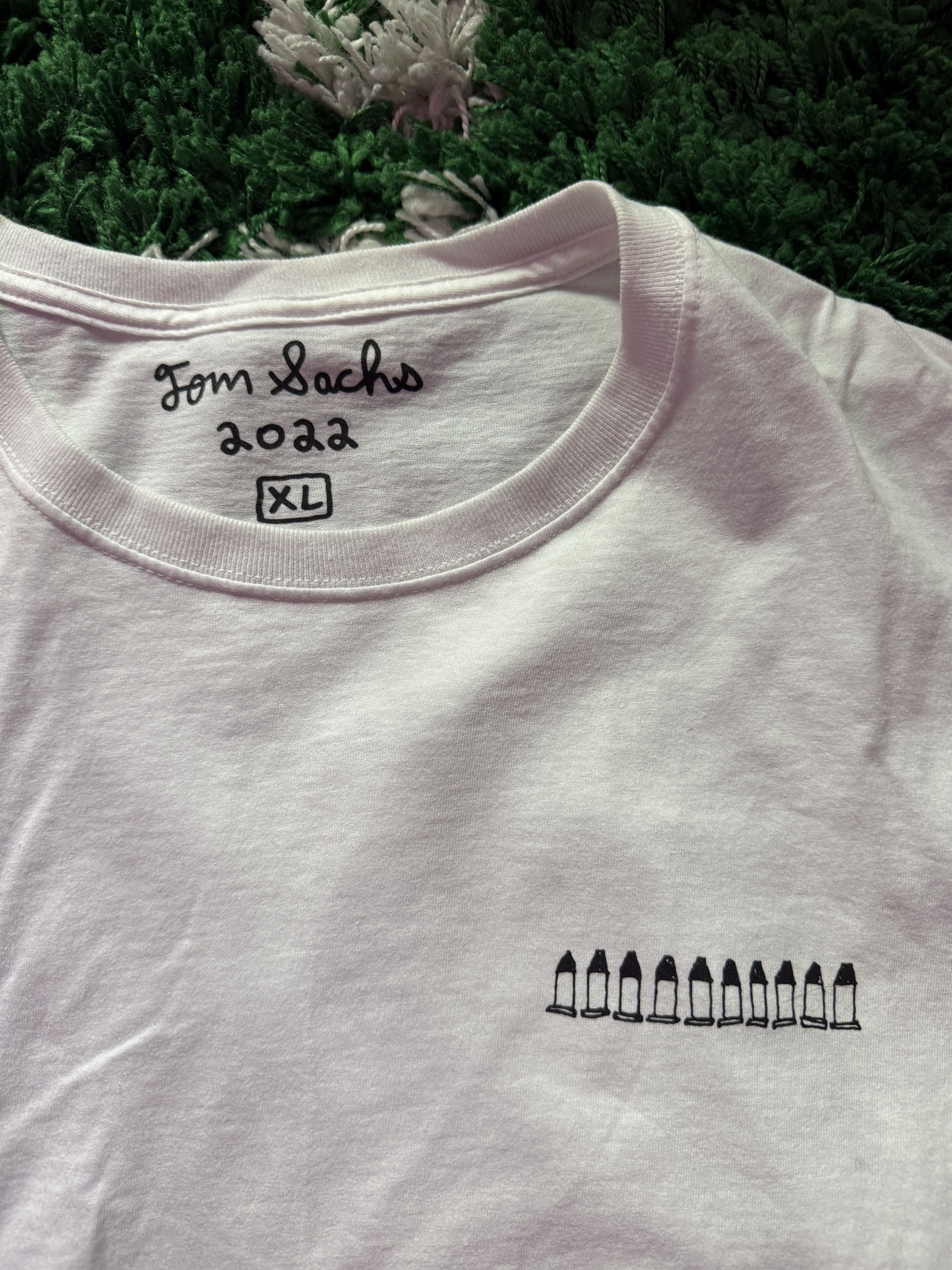 Sachs Tom Sachs White Tee Hoodie, Sweatshirt | FlexRushtees.com