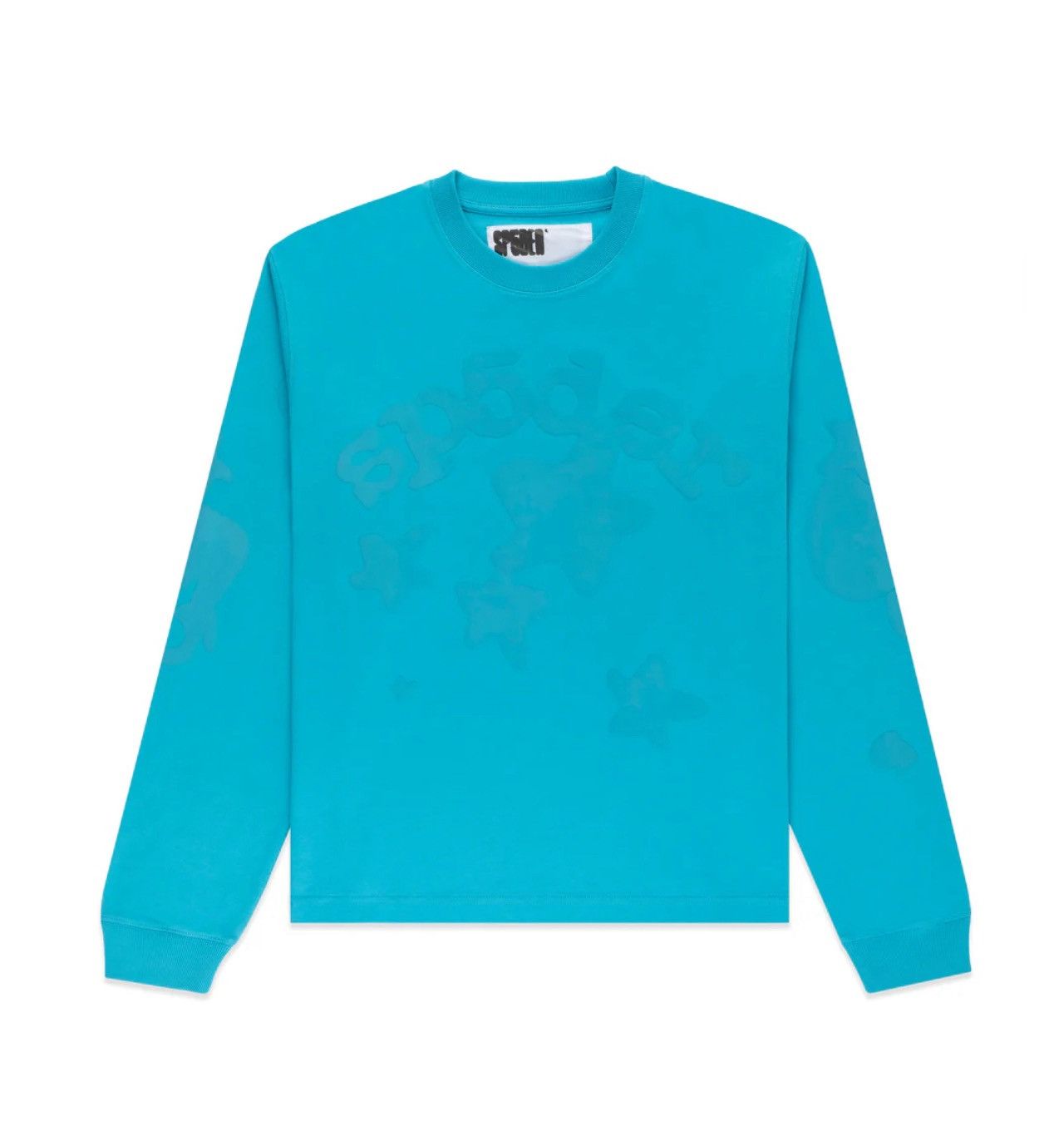 Sp5der Spider Worldwide Beluga Ls Tee Ocean Blue