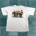 Vintage Oneita T Shirt Men Xl White Crew Neck Short Sleeve Graphic Print 70s 80s 90s Usa Art Hoodie, Sweatshirt