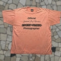 Vintage Bay To Breakers Photographer Sport Photo Promo Tee Shirt Xl Men Peach Short Sleeve S Hoodie, Sweatshirt