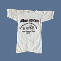 Vintage Allen Sports Youth Small T Shirt Unisex Kids White 80s Columbus Day City Run 1982 Sp