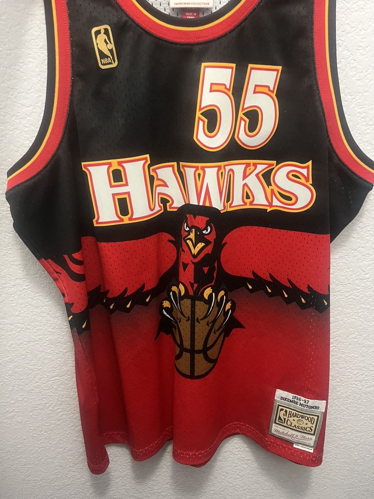 Mitchell Ness Classic Swingman Atl Hawks Dikembe Mutombo 96 97 Jersey