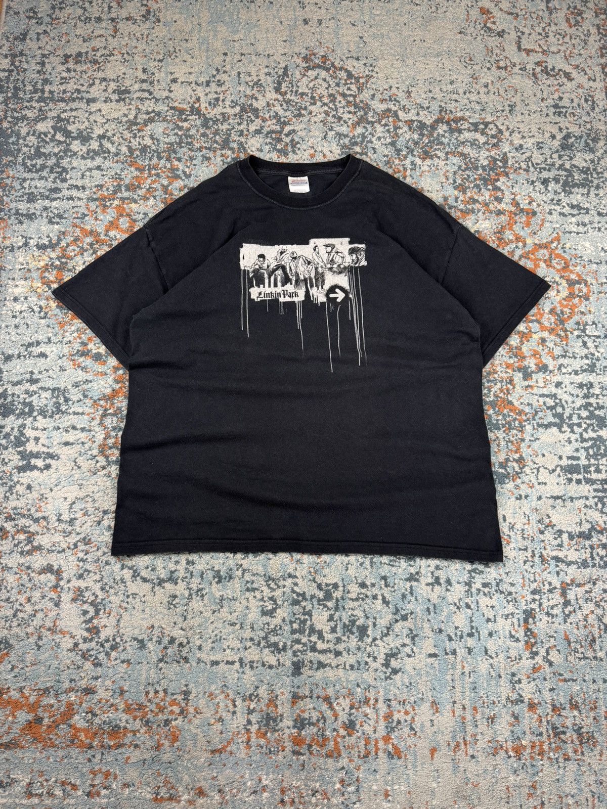 Band Tees Vintage 2000s Linkin Park Graphic Band Tee Numetal Rare Hoodie, Sweatshirt | FlexRushtees.com