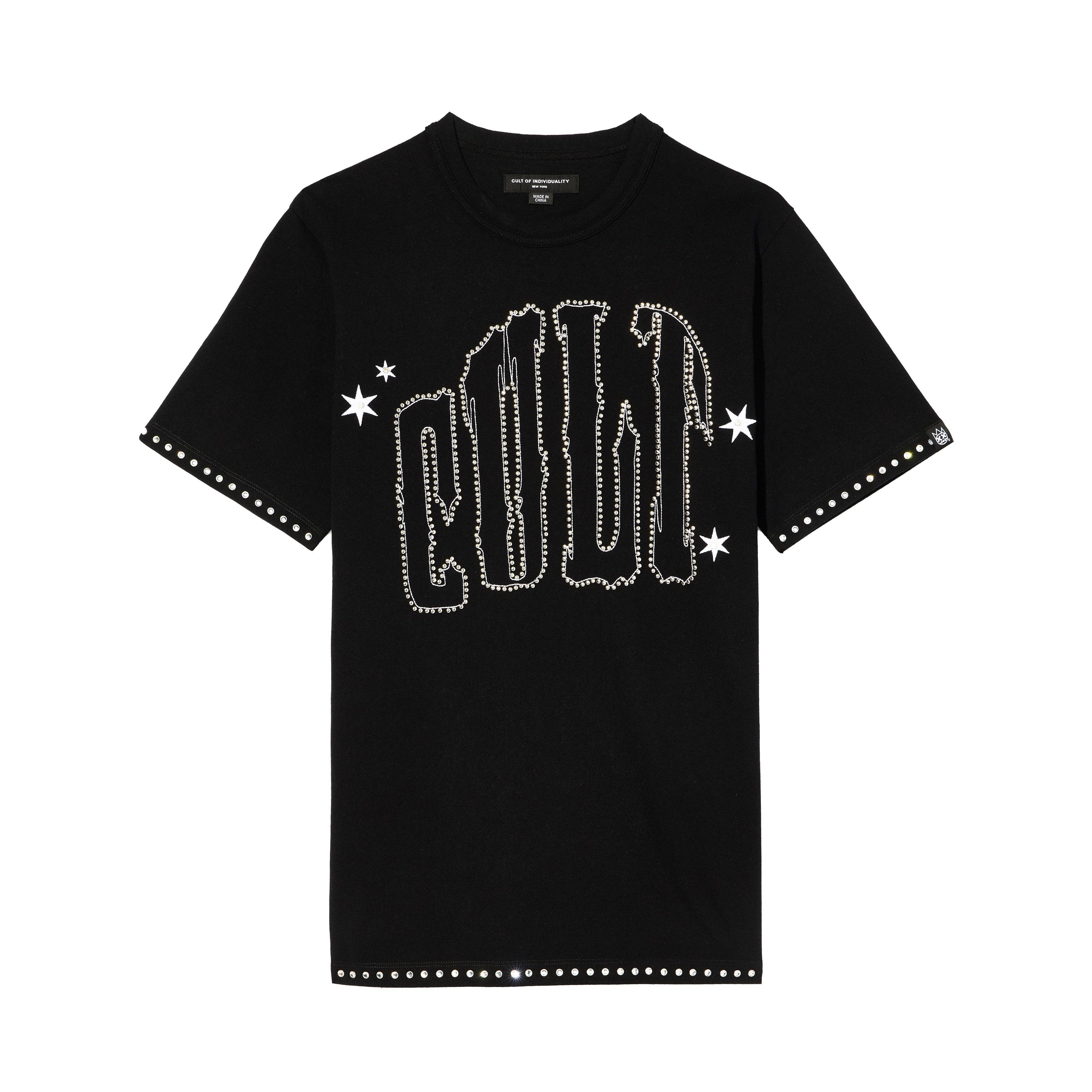 Cult X El Alfa Crew Neck Tee "Paisley" in Black