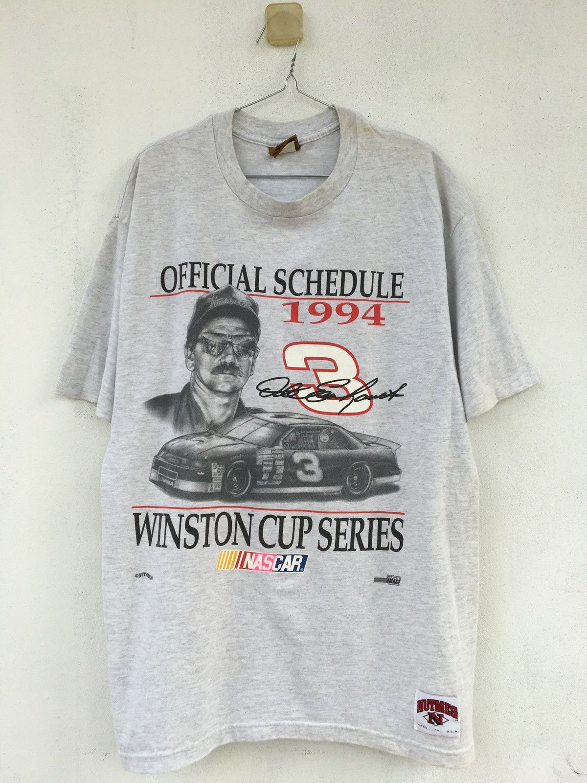 Nascar Vintage 1994 Dale Earnhardt Winston Cup Nasa Tshirts