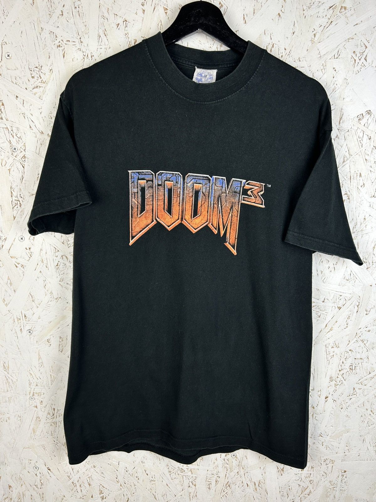 Vintage Doom 3 2004 Id Software Game Promo T Shirt Black M