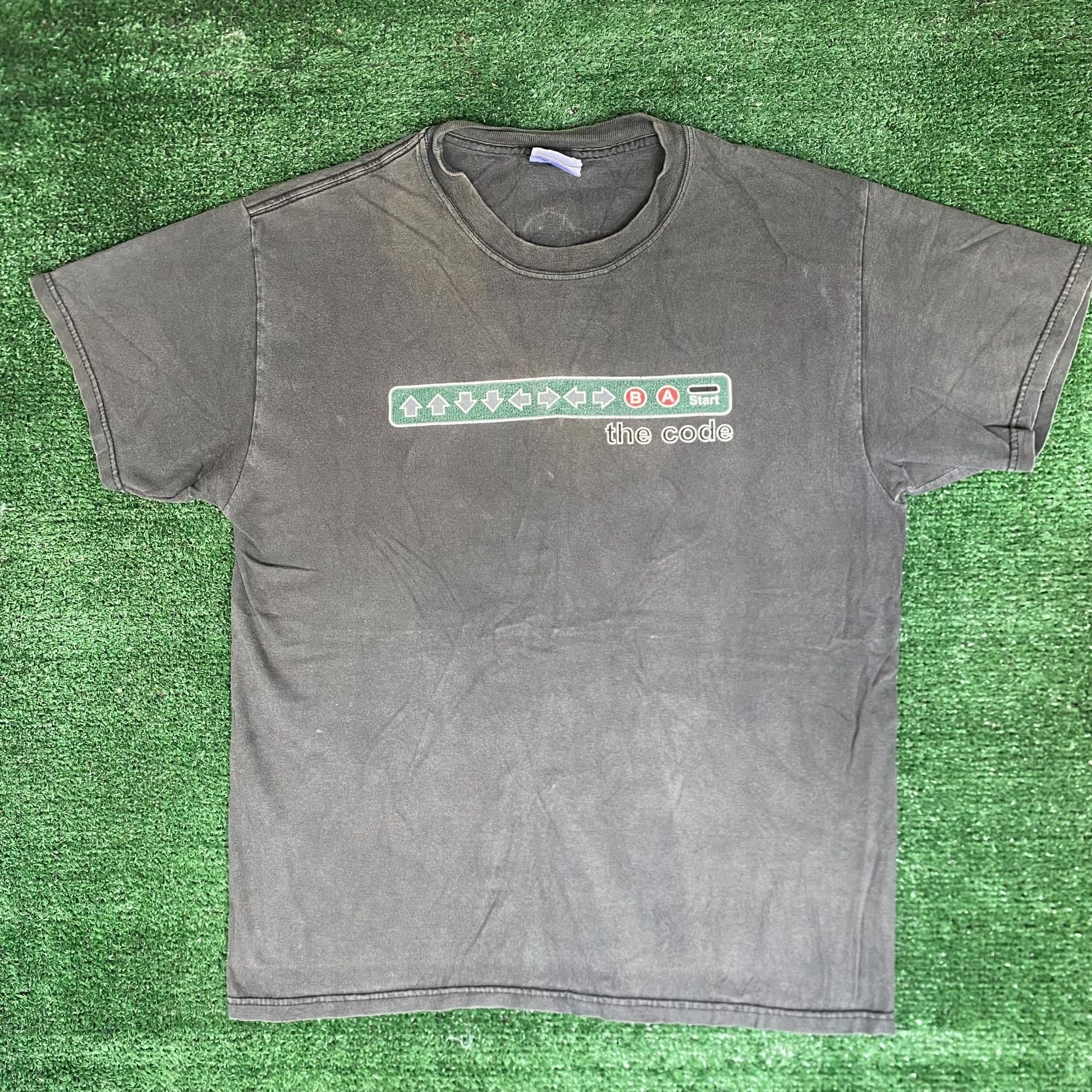 Vintage Y2k Konami Cheat Codes Shirt Retro Gamer Logo Tee Hoodie, Sweatshirt | FlexRushtees.com