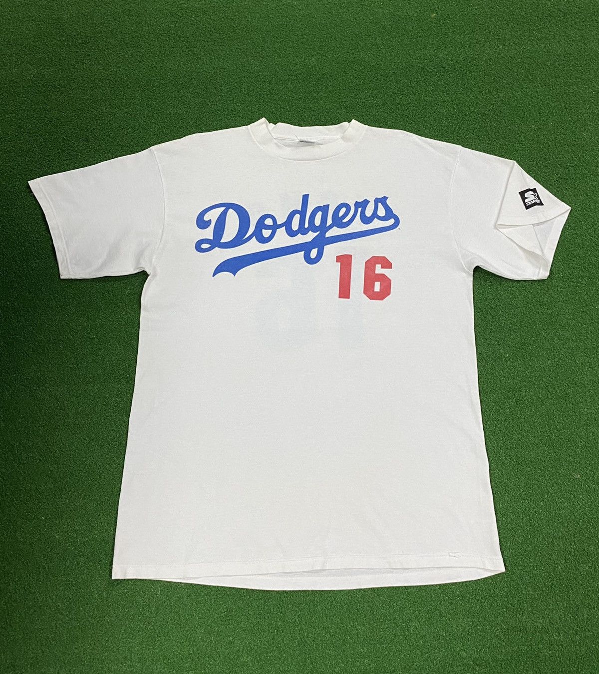X Vintage Starter X Mlb La Dodgers Hideo Nomo T Shirt Pakzue2614b