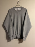 Russell Athletic Vtg 90s Y2k Russell Athletic Light Gray Blank Crew Xlt Tall