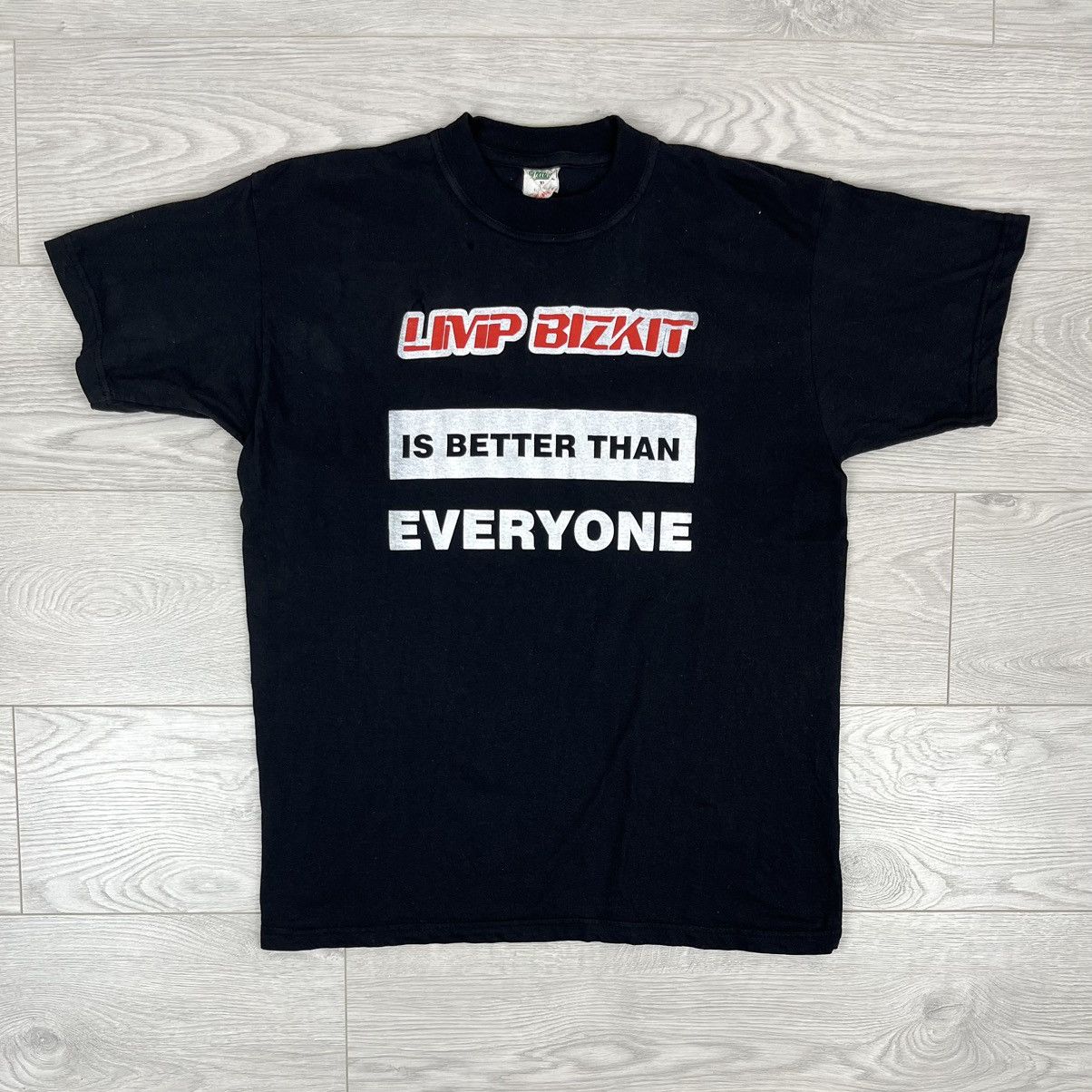Band Tees Limp Bizkit Is Better Than Everyone Vintage 90s Rap T Shirt Hoodie, Sweatshirt | FlexRushtees.com