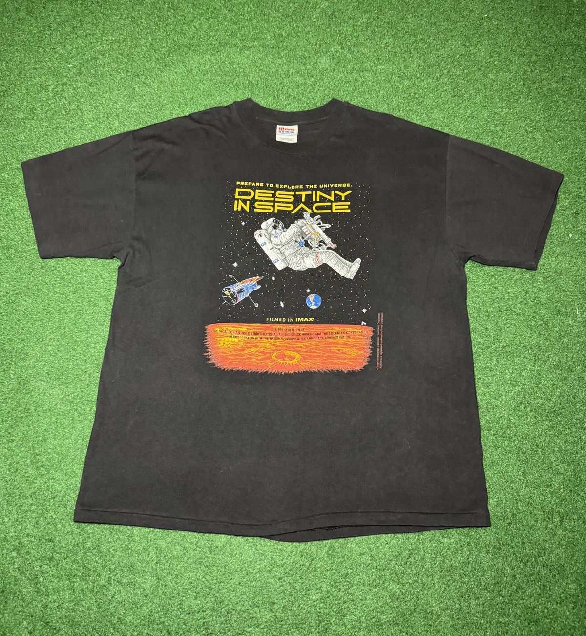 Hanes 90s Destiny In Space Nasa Astronaut Movie Promo Xl T Shirt