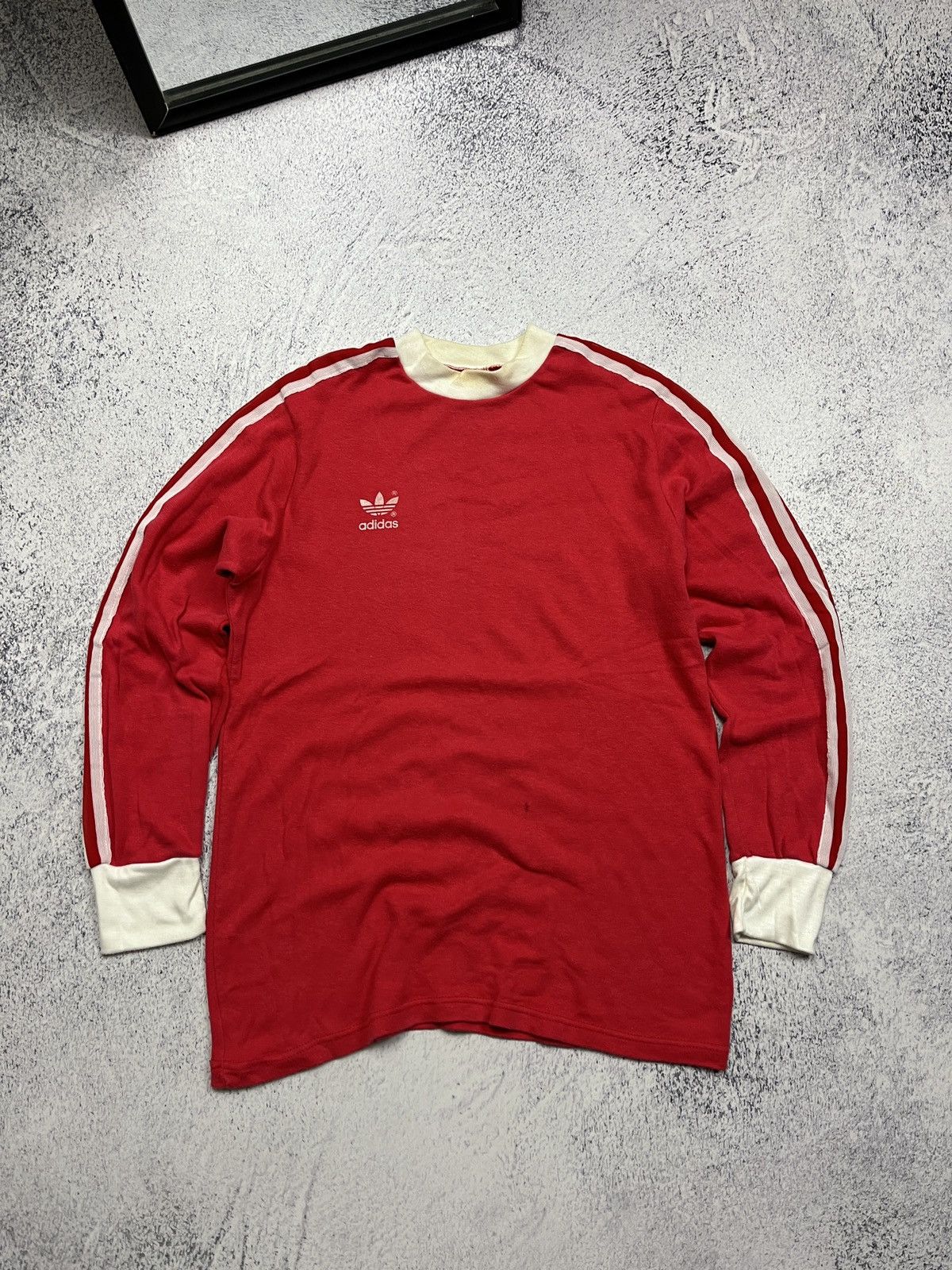 Vintage Adidas Soccer Shirt Jersey 70s 80 As Bayern Munich