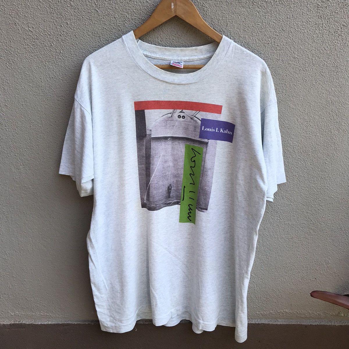 Vintage 90s Louis I Kahn Art Museum Tee Hoodie, Sweatshirt | FlexRushtees.com