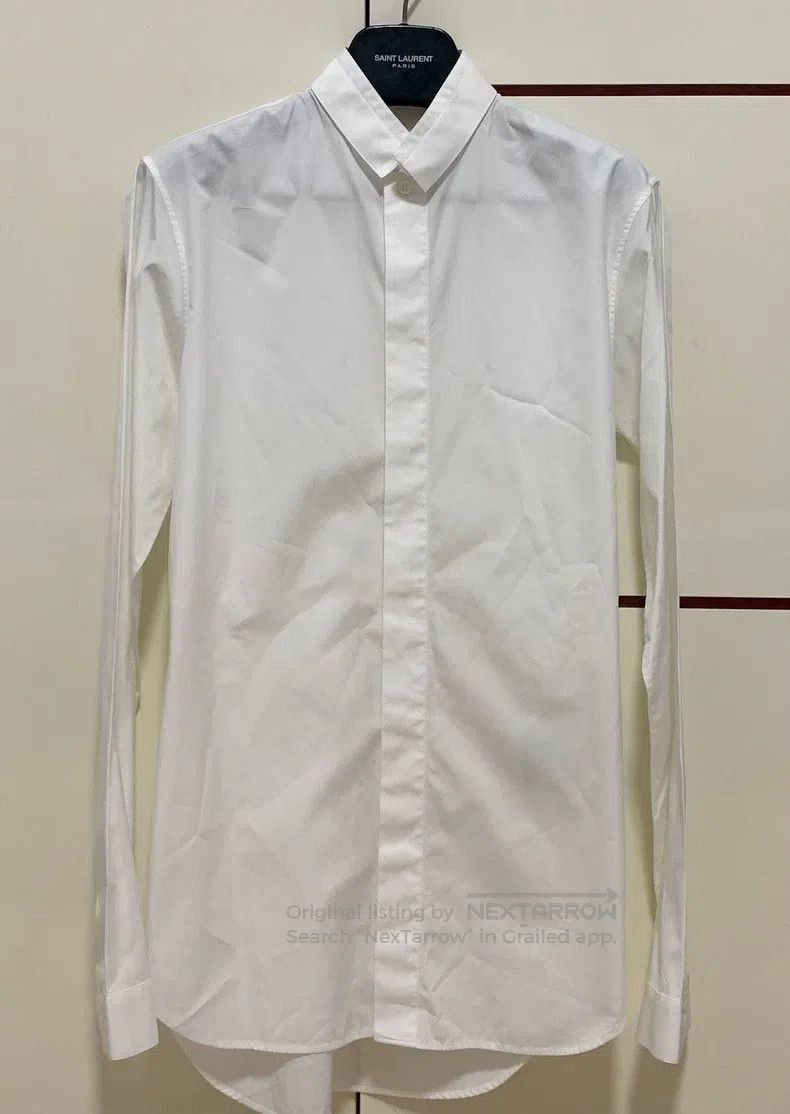 Dior Size 37 White French Collar Shirt Hoodie, Sweatshirt | FlexRushtees.com